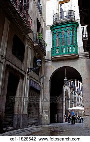 street, gallery, Gothic Quarter, Pla? a Reial, Barcelona, Catalonia, Spain View Large Photo Image Stock Image - street, gallery, Gothic Quarter, Pla? a Reial, Barcelona, Catalonia, Spain. Fotosearch