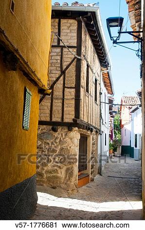 Street. Hervas, Caceres province, Extremadura, Spain. View Large Photo Image Stock Image - Street. Hervas, Caceres province, Extremadura, Spain.. Fotosearch