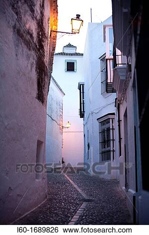 Street in Arcos de la Frontera, Cadiz province, Spain View Large Photo Image Stock Photograph - Street in Arcos de la Frontera, Cadiz province, Spain. Fotosearch