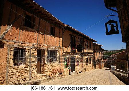 Stock Image - street in Calataazor Soria. Fotosearch