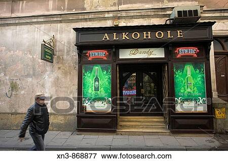 Stock Photo - Street in Krakow, Poland. Fotosearch