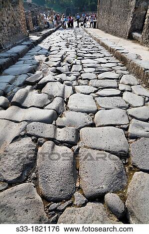Street in Pompeya Italy View Large Photo Image Stock Photograph - Street in Pompeya Italy. Fotosearch