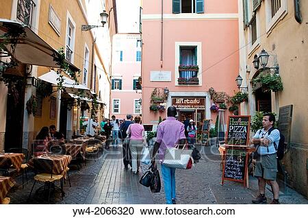Street in the Historic Centre, Rome, Italy. View Large Photo Image Stock Image - Street in the Historic Centre, Rome, Italy.. Fotosearch
