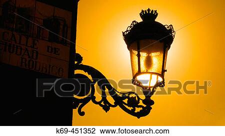 Street lamp on Main Square, Madrid. Spain View Large Photo Image Stock Image - Street lamp on Main Square, Madrid. Spain. Fotosearch