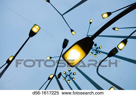Street lamps, Bilbao, Euskadi, Espaa View Large Photo Image Stock Photography - Street lamps, Bilbao, Euskadi, Espaa. Fotosearch