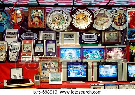 Street market, whatches. View Large Photo Image Stock Photo - Street market, whatches.. Fotosearch