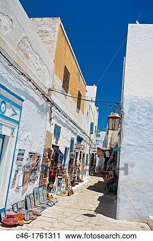 Street, Medina, Hammamet, Tunisia. View Large Photo Image Stock Image - Street, Medina, Hammamet, Tunisia.. Fotosearch