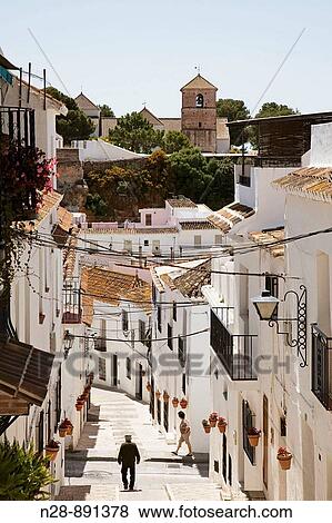 Street, Mijas, Pueblos Blancos (? white towns? ), Costa del Sol, Malaga province, Andalusia, Spain View Large Photo Image Stock Photo - Street, Mijas, Pueblos Blancos (? white towns? ), Costa del Sol, Malaga province, Andalusia, Spain. Fotosearch