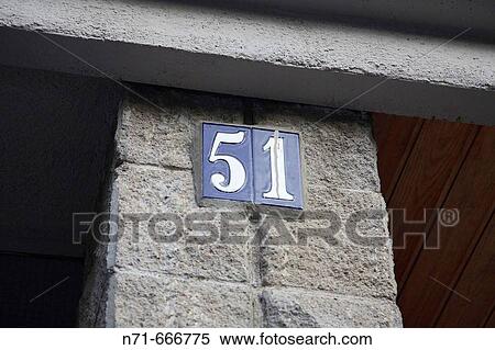 Stock Photography - Street number. Fotosearch