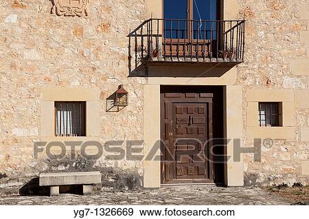 Street of Pedraza, Segovia, Castilla y Leon, Spain View Large Photo Image Stock Photo - Street of Pedraza, Segovia, Castilla y Leon, Spain. Fotosearch
