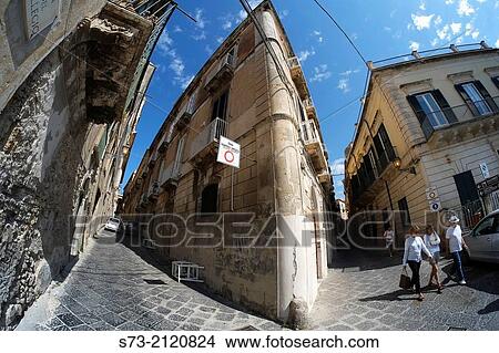 Street of Syracuse, Sicily, Italy View Large Photo Image Picture - Street of Syracuse, Sicily, Italy. Fotosearch