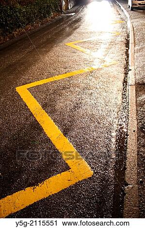 street scene at night in wales great britain uk View Large Photo Image Stock Image - street scene at night in wales great britain uk. Fotosearch