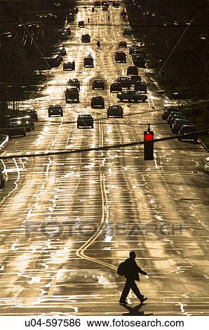 Stock Photograph - Street scene from Salt Lake City, Utah, USA. Fotosearch