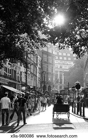 Street Scene near Lecester Square, London, England, UK View Large Photo Image Stock Photograph - Street Scene near Lecester Square, London, England, UK. Fotosearch