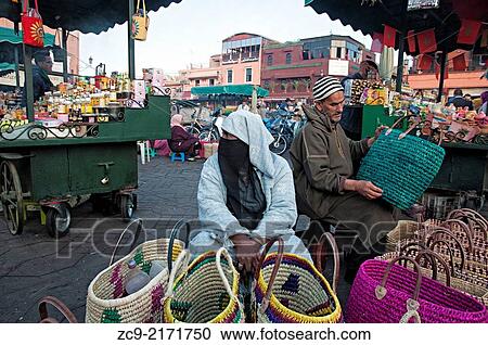 Street stall in Djemaa el Fna square, Marrakech, Morocco. View Large Photo Image Stock Image - Street stall in Djemaa el Fna square, Marrakech, Morocco.. Fotosearch