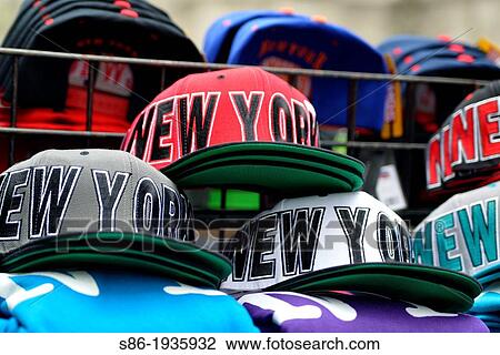 Street Vendor Cart, New York City, Featuring Baseball Caps for Sale. "New York" Embroidered on Front. View Large Photo Image Stock Image - Street Vendor Cart, New York City, Featuring Baseball Caps for Sale. "New York" Embroidered on Front.. Fotosearch