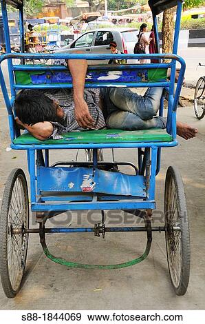 Stock Photo - Street view in Paharganj. Fotosearch