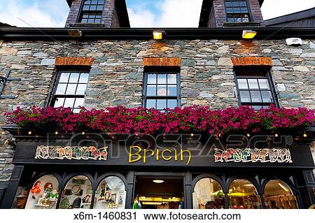 Stock Image - street view Kilkenny, County Kilkenny Ireland, Europe. Fotosearch