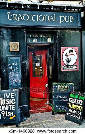 Stock Photo - street view Kilkenny, County Kilkenny Ireland, Europe. Fotosearch