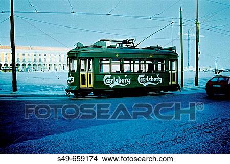 Streetcar. Lisbon. Portugal View Large Photo Image Picture - Streetcar. Lisbon. Portugal. Fotosearch