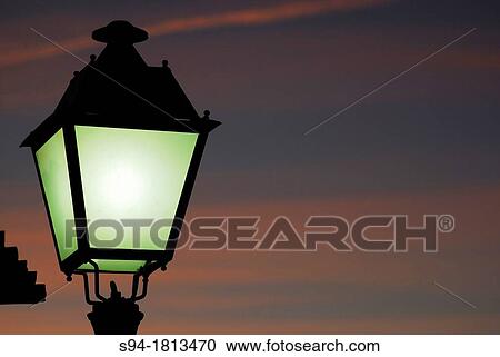 Streetlight in the morning in Bustarviejo, Madrid, Spain View Large Photo Image Stock Image - Streetlight in the morning in Bustarviejo, Madrid, Spain. Fotosearch