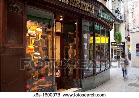 Streets in Barcelona city center, Barcelona, Spain View Large Photo Image Stock Photo - Streets in Barcelona city center, Barcelona, Spain. Fotosearch