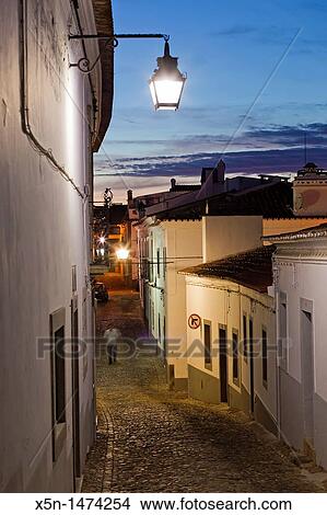Streets of Evora, Alentejo Portugal, Europe View Large Photo Image Picture - Streets of Evora, Alentejo Portugal, Europe. Fotosearch