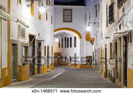 Streets of Evora, Alentejo Portugal, Europe View Large Photo Image Stock Image - Streets of Evora, Alentejo Portugal, Europe. Fotosearch