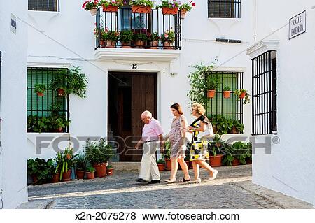 Streets view. Town of Grazalema, Natural Park of Sierra de Grazalema. Ruta de los Pueblos Blancos. CBdiz. Andalucia. Spain. View Large Photo Image Stock Photo - Streets view. Town of Grazalema, Natural Park of Sierra de Grazalema. Ruta de los Pueblos Blancos. CBdiz. Andalucia. Spain.. Fotosearch