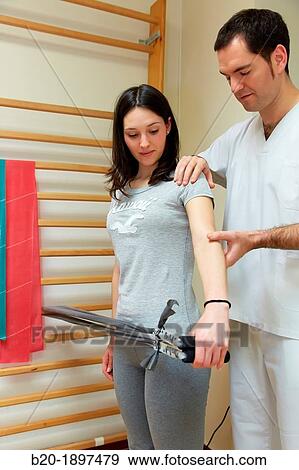 Strengthening of deltoid and shoulder abductor muscles with rubber bands Gym Physiotherapy medical center, Donostia, San Sebastian, Gipuzkoa, Basque Country, Spain View Large Photo Image Stock Photo - Strengthening of deltoid and shoulder abductor muscles with rubber bands Gym Physiotherapy medical center, Donostia, San Sebastian, Gipuzkoa, Basque Country, Spain. Fotosearch