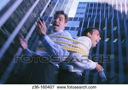 Stock Photo - Stressed businessmen. Fotosearch