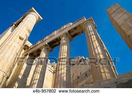 Structures at Beule Gate on Acropolis hill in Athens Greece Europe View Large Photo Image Stock Image - Structures at Beule Gate on Acropolis hill in Athens Greece Europe. Fotosearch