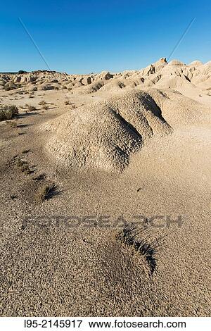 Structures formed by rainfall on clay-only area of the natural park of Bardenas Reales de Navarra, Navarre, Spain. View Large Photo Image Stock Photo - Structures formed by rainfall on clay-only area of the natural park of Bardenas Reales de Navarra, Navarre, Spain.. Fotosearch