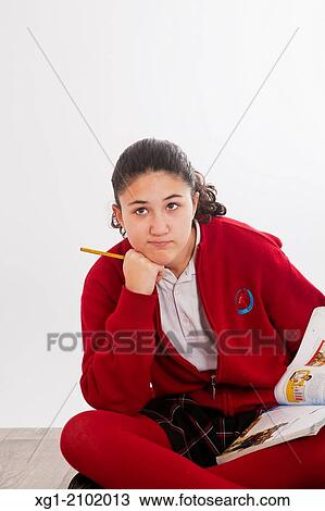 Student thinking View Large Photo Image Stock Image - Student thinking. Fotosearch