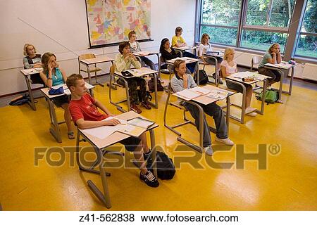 Students in a classroom. View Large Photo Image Stock Photo - Students in a classroom.. Fotosearch