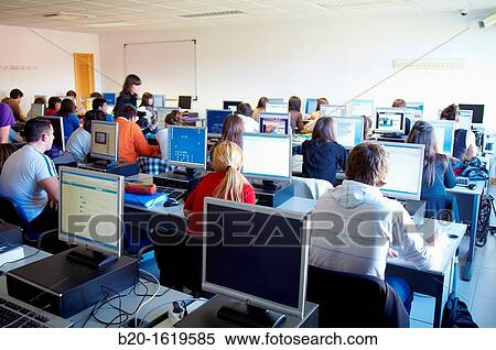 Students in computer lab, School of Business Studies EUEE, Gipuzkoa Campus, UPV, EHU, Basque Country University, Donostia, San Sebastian, Gipuzkoa, Spain View Large Photo Image Stock Photography - Students in computer lab, School of Business Studies EUEE, Gipuzkoa Campus, UPV, EHU, Basque Country University, Donostia, San Sebastian, Gipuzkoa, Spain. Fotosearch