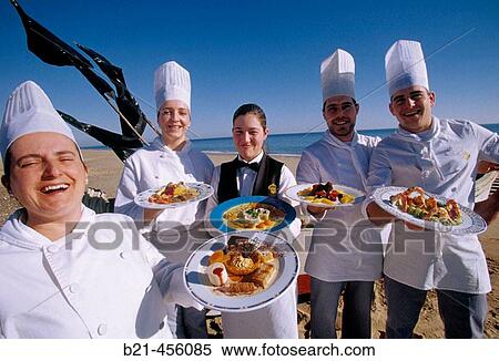 Students of the? Escuela de Hosteleria? at Islantilla. Huelva province. Andalucia. Spain. View Large Photo Image Stock Photography - Students of the? Escuela de Hosteleria? at Islantilla. Huelva province. Andalucia. Spain.. Fotosearch
