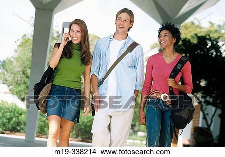 students on campus-cellular View Large Photo Image Picture - students on campus-cellular. Fotosearch