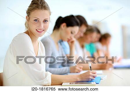 Stock Photography - Students, School of Business, UPV, EHU, University of Basque Country, San Sebastian, Donostia, Gipuzkoa, Basque Country, Spain. Fotosearch
