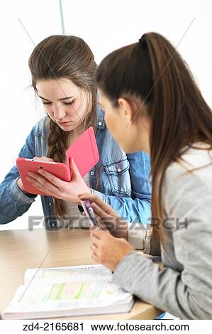 Stock Image - Students. Fotosearch