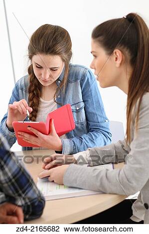 Stock Image - Students. Fotosearch