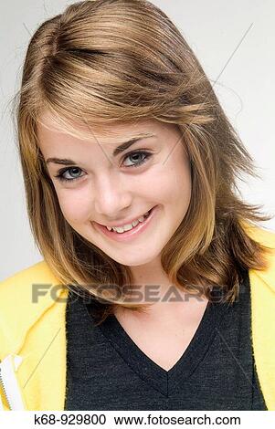 studio portrait of 13 year old girl View Large Photo Image Stock Image - studio portrait of 13 year old girl. Fotosearch