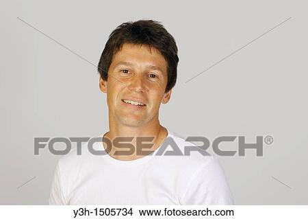 Picture - Studio shot of Argentinian man, looking at camera. Fotosearch