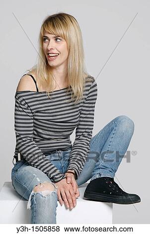 Stock Photo - Studio shot of Brazilian woman. Fotosearch