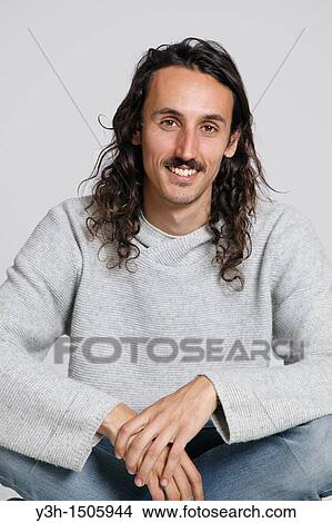 Picture - Studio shot of man. Fotosearch