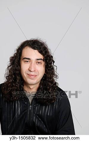 Stock Image - Studio shot of man. Fotosearch