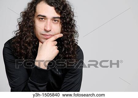 Studio shot of man View Large Photo Image Stock Image - Studio shot of man. Fotosearch
