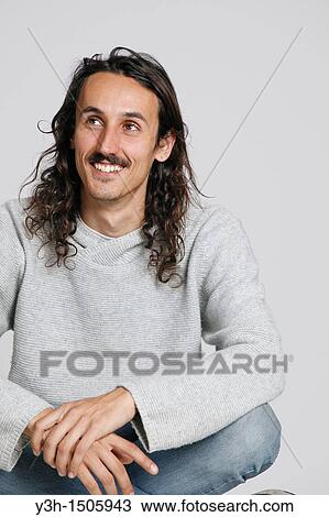 Studio shot of man View Large Photo Image Stock Image - Studio shot of man. Fotosearch