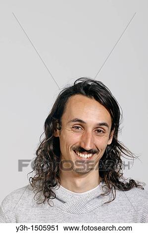 Stock Image - Studio shot of man. Fotosearch