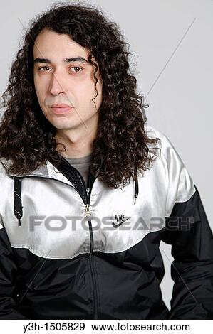 Stock Photo - Studio shot of man. Fotosearch
